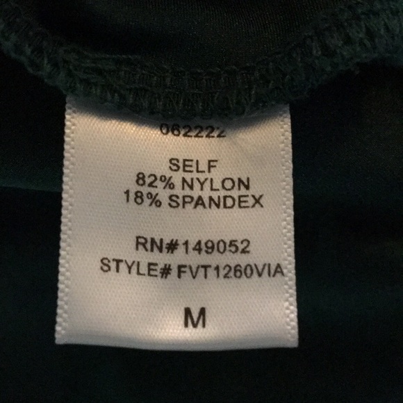 Windsor Luxe Satin Mini  Dress Size M Cowl Neck Hunter Green - Picture 8 of 9